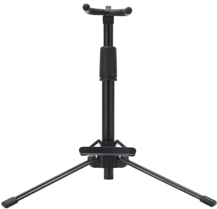 Digitaler Blasinstrumentenständer, klappbarer und höhenverstellbarer digitaler Blasinstrumentenständer, elektronischer Blasinstrumentenständer für Aerophon