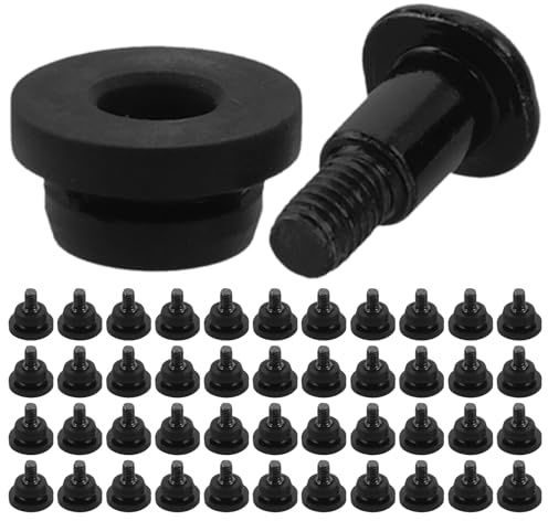 Lurrose Vis Fixation Disque Dur 2,5 Pouces Inox Rondelles Anti-vibrations en Caoutchouc, Kit 100 Pièces pour Montage SSD et Disque Dur Mécanique Pc, Amortisseur Chocs pour