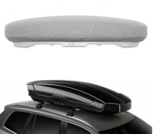 ANEELV Funda protectora para maletero, cubierta para maletero, impermeable, antipolvo y resistente a los rayos UV – compatible con todos los maleteros de techo estándar (L212 x W89 x H41cm)