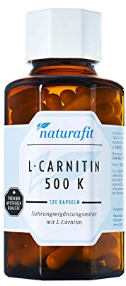 naturafit L-Carnitin 500 K Kapseln, 120 St. Kapseln