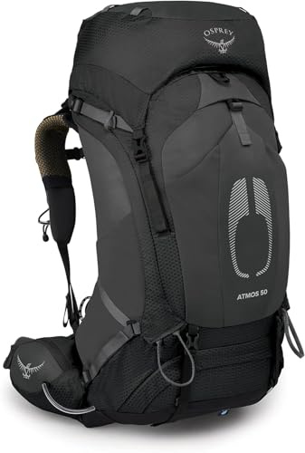 Osprey Atmos Ag 50 Litre Rucksack, Black, One Size