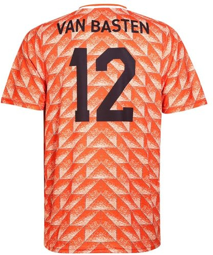 EK 88 Fußballtrikot von Basten - Niederlande - Orange - Kinder und Erwachsene - Jungen - Sportsachen - Geschenk - Sport t Shirt - Sportbekleidung - Größe XL