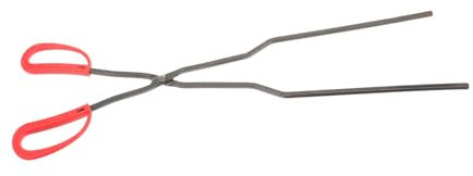 Abaodam Tenazas Para Chimenea y Fogata Para Exteriores, Pinzas Para Carbón y Leña, Herramienta Multiusos De Hierro Resistente, Ideales Para Barbacoa y Acampada