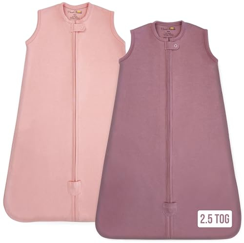 Mama Cheetah Baby Sleep Sack 2.5 TOG, Organic Cotton Baby Wearable Blanket with Two-Way Zipper, Swaddle Transition Baby Sleeping Bag for Newborn Infant Toddler Boy Girl, 12-18 Months