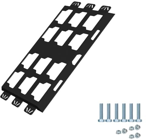 Piastra di montaggio a parete per utensili elettrici a tutta larghezza per imballaggi Scatole degli attrezzi Bundle Piastra di montaggio o montaggio a pavimento Packouts Accessori di montaggio