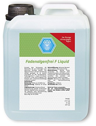 Fadenalgenfrei F Liquid 20 L Fadenalgenvernichter Fadenalgen Algen Koi Teich