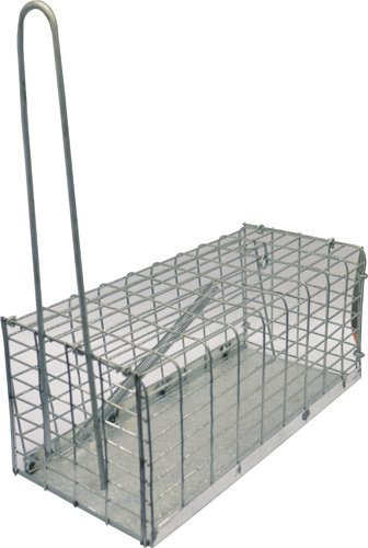 Maurer 14041035 Trampa Ratas Jaula Metal Completa 21x10x10 cm