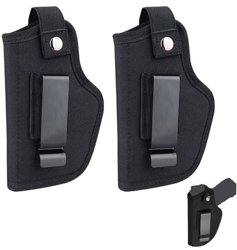 Healife Holster - Taktisches Pistolenholster 2er-Pack - Gürtelholster - Waffenholster - Taktisches Pistolenholster für Rechts- und Linkshänder - Concealed Carry mit Metallclip