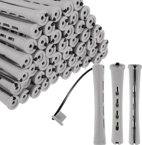 50 Stück Dauerwellenstäbe für kurzes Haar, 1,5 cm Lockenstäbe für Frauen, 50 Stücke Kunststoff Kalte Welle Rods Lockenwickler Klein