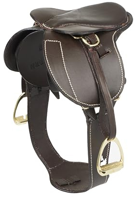 LeMejor Mini juguete para pony con correa de salto, color marrón