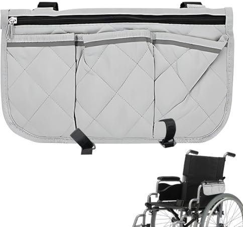HABNI Borsa Per Sedia A Rotelle,Borsa Portaoggetti Per Sedia A Rotelle,Anziani Disabili Borsa Per Sedia A Rotelle,Per Sedia A Rotelle Borsa Laterale Per Sedia A Rotelle Impermeabile Borsa Sedia Rotell