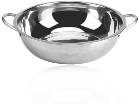 Olla de acero inoxidable, olla para pasta, sartén de inducción, utensilios de cocina de inducción, olla para sopa para guisos, caldos y cocción a fuego lento.