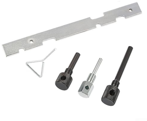 Solaughguy Juego de herramientas de sincronización de cadena de motor para enfoque, herramienta tensora de cadena de distribución, kit de reparación de metal compatible con servicio de motor