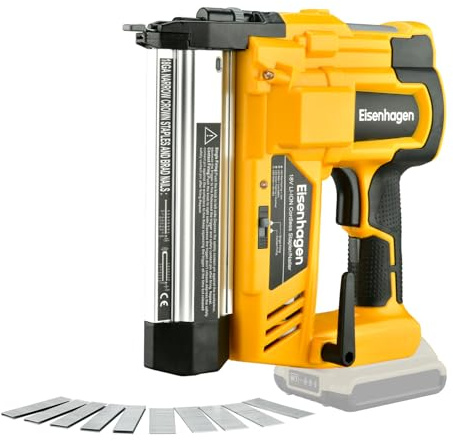 Cordless 2 Brad Nailer Compatible with Dewalt 20V Battery (No Battery and Charger), 2-in-1 Electric Nail Gun/Staple Gun, 18 Gauge Nail Gun Battery Powered with 1000 Nails for Wood Carpentry