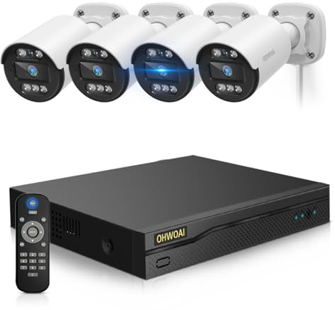 Wired Security Camera System Outdoor, 5MP CCTV Cameras Systems