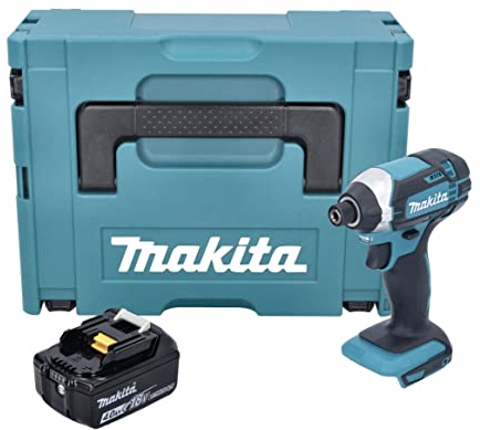 Makita DTD 152 M1J 18 V Li-Ion batteri slagskruv i makpac med 1 x 4,0 Ah batteri, utan laddare