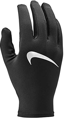 NIKE Unisex Miler löparhandske, svart/silver, XS/S