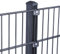 HORI® Doppelstabmattenzaun Komplettset I Metallzaun Gartenzaun I Robust und wetterfester Zaun I Höhe 103 cm I Anthrazit I RAL 7016 I mit Klemmhaltern I Zaunlänge 10 m