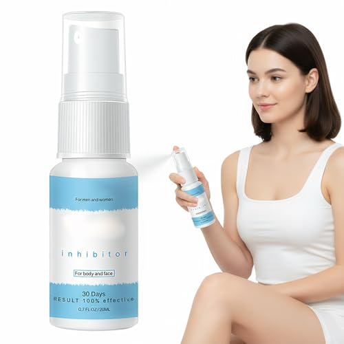 Healifty Crema Depilatoria Hombre and Mujer Spray Inhibidor Del Vello Inhibidor Y Reductor Para Detener El Crecimiento Para El Brazo Axilas Spray Depilatorio