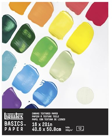 Liquitex Bloc Papier Acrylique 300G 12 Feuilles 41X51 cm