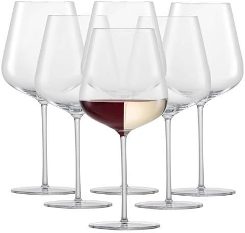 Zwiesel Glas Vervino Allround Glass (Set of 6), Wine Glasses for Red, White and Sparkling Wine, Dishwasher-Safe Tritan Crystal Glasses, Made in Germany (23 Ounce)