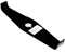 30 CM 2 - Zahn Mulchmesser kompatibel mit Freischneider, FUXTEC Motorsense