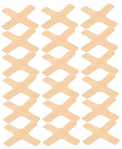 HIAKDOFT 50 Piezas Almohadilla De Partición Esteras De La Taza Separadores De Vasos Apilables Almohadillas De Fieltro para Vasos Apilables Tapete De Fieltro para Taza Tela De Fieltro Beige