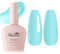 Imtiti Green Gel Nail Polish, Mint Green Nail Gel Polish High Gloss Soak Off UV LED Spring Summer Nail Art Manicure Salon DIY Design 10ml