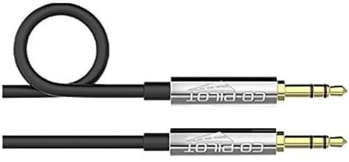 Co-Pilot CPCE12 Gold-Plated 3.5mm Audio Cable-1 Metre