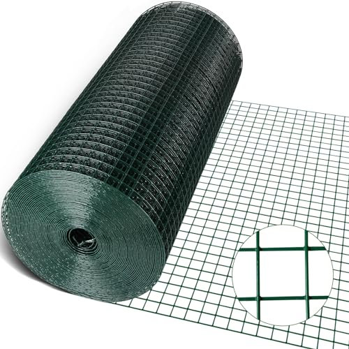 Tela de 0,4 x 12 m con malla de 14 x 14 mm, rollo de malla de alambre de 1,2 mm de grosor, PVC sumergido en caliente después de soldar, valla de alambre para alambre de jaula, alambre de conejo,