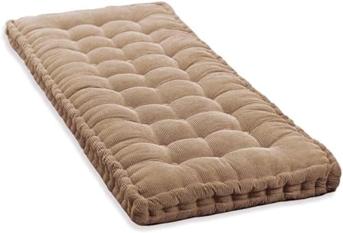 JORTUIO Cojin para Banco Jardin Exterior Interior 120/140 /100/150/180,Cojines para Bancos de 2 y 3 Plazas,8-10 cm de Grosor Cojín para Muebles Exterior(Color3,120x40cm/48x16in)