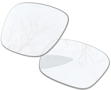 ToughAsNails Lente polarizada de repuesto para gafas de sol Ray-Ban Meta Wayfarer RW4008 de 53 mm, más opciones, Transparente HD, no polarizado, 53 mm