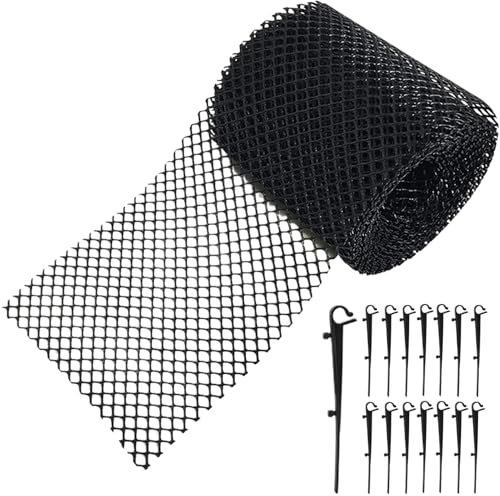 Filet de protection contre les oiseaux - Filet de jardin à mailles fines - Filet de jardin avec protection contre l'obstruction et couvercle en grille - Montage rapide - Filet de protection polyvalent