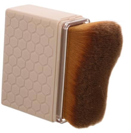 TOVINANNA Self Tanning Brush and Body Brush for Bronzer Portable Retractable with Soft Bristles and Dust Cover for Face and Body Application