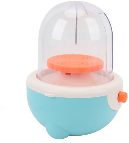 SIXRUN Kit Complet de Poterie pour Enfants avec Plateau Tournant, Argile et Outils, Jouet éducatif pour Enfants, Kit D'artisanat Créatif
