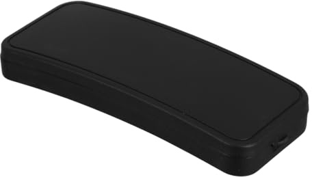 POPETPOP Étui à Lunettes de Soleil Rigide Portable Noir Mat avec Clip, Boîtier Fin en Plastique Antichoc, Porte-lunettes à Clip Pratique pour Voyage, Bureau et École, Protection Optimale