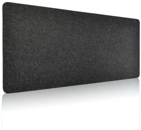 Ampio tappetino per mus i feltro a doppia faccia, traspirante, comodo e morbido, adatto per l'uso domestico in ufficio(A,90 * 30cm)
