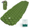 EcoTek Outdoors Hybern8 Ultralight Inflatable Sleeping Pad for Hiking Backpacking and Camping - Contoured FlexCell Design - Perfect for Sleeping Bags and Hammocks (Evergreen)