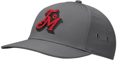 TaylorMade Gorra con Ojales de Metal Lifestyle, carbón 2024, Gris Oscuro, Taille Unique
