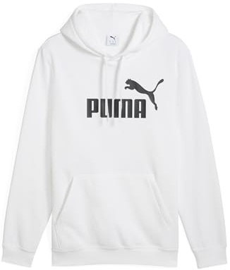 Puma ESS No. 1 Logo Hoodie FL, Sweats à Capuche Homme, Puma White,