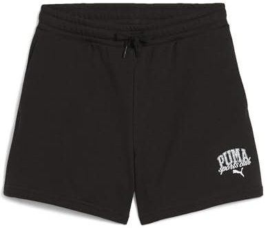 PUMA Mädchen PUMA Class High Waist Shorts TR G Gestrickte Shorts, PUMA Black,