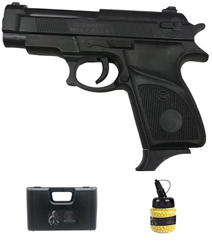 Pistola Ghost Recon Muelle (6mm) | Pistola de Airsoft Calibre 6mm + biberón + maletín. Pistola de iniciación al Airsoft