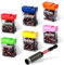 Geinxurn Schlagfeste Schraubendreher Bits Set, 180 Stücke 25mm Magnetisch (PH2/PZ2/T10/T15/T20/T25/T30/Hex) S2 Stahl Multi Treiber Bits mit Lagerung bunte Box