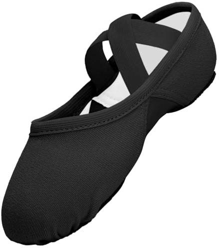 Girls & Women Stretch Ballet Shoes Split Sole Dance Slippers Ballet Flats