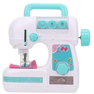 Fafeicy Jouet de Machine à Coudre électrique pour les Enfants Jouet éducatif pour Enfants avec des Surfaces Glissantes de Matériau Abbs que Pas de Bavure