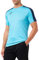 Joma Mens Academy Short Sleeve Game T-Shirt, Navy Fluorescent Turquoise, L EU