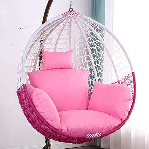 Hammock Chair Cushion,Thicken Round Seat Cushion Mattress Hanging Egg Chair Pad Mat Home Floor Swing Tatami Lounger Cushion M 100cm in Diameter