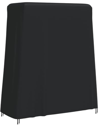 vidaXL Abdeckung für Tischtennisplatten 2 STK., Abdeckplane Wasserdicht Anti-UV, Schutzhülle mit Kordelzug Reißverschluss, Schutzhaube Abdeckplane, 165x70x185cm 420D Oxford