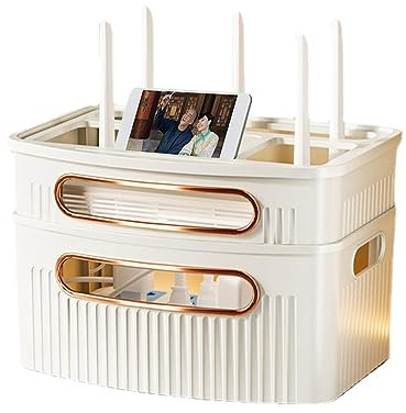 WiFi-Router Storage Box - Skydd för Kabelrouter | Förvaringslåda för trådlös WiFi-router, återanvändbar WiFi-modemhylla för uttagskablar för