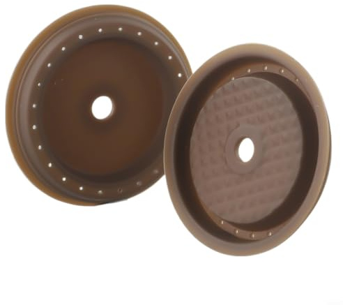Moliuoly Återanvändbara silikonlock för VertuoLine kapslar, värmebeständiga upp till 180 °C, 59 mm diameter, för att fylla och hålla färskt av kaffe (2 st)